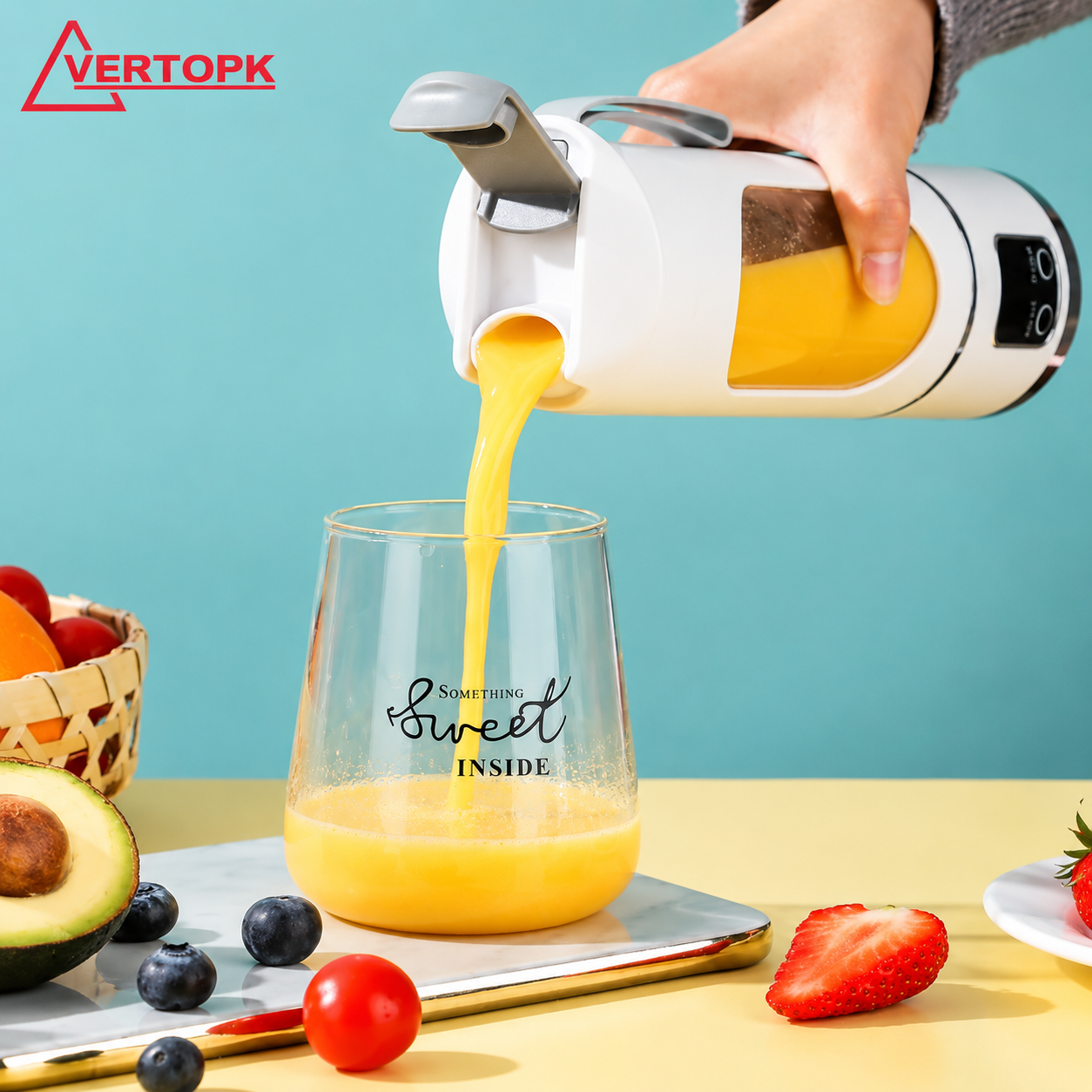 VERTOPK™ BlendGo Elite – Smart Portable Blender Bottle