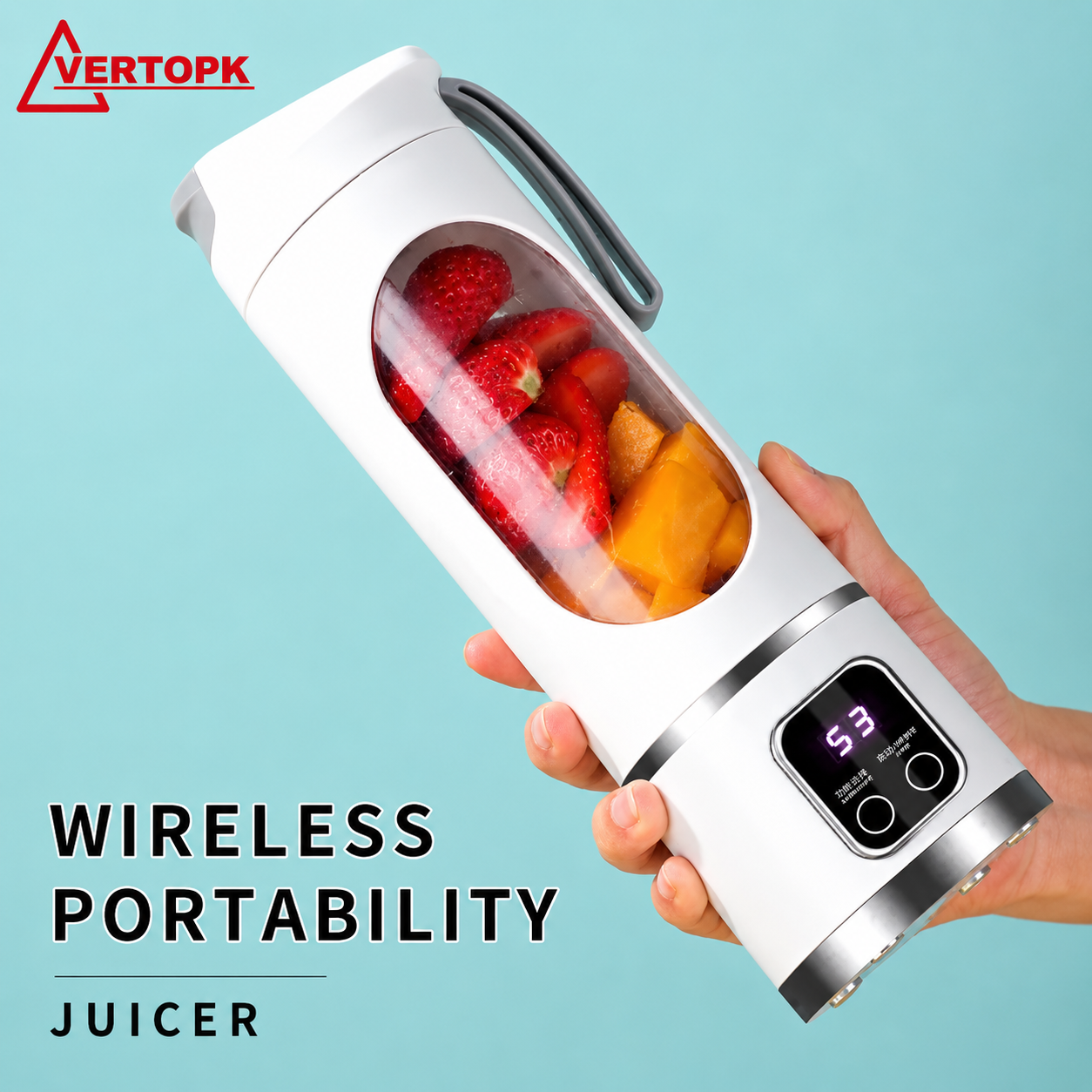VERTOPK™ BlendGo Elite – Smart Portable Blender Bottle