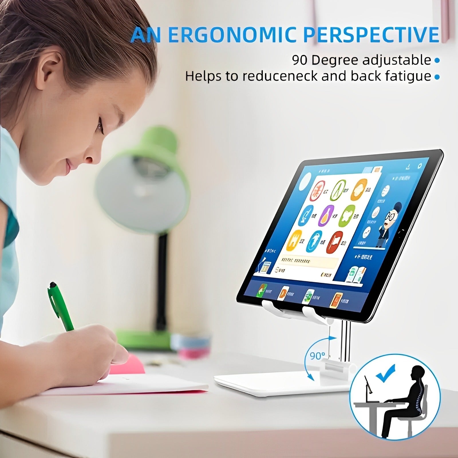 FlexiStand Pro™ – Adjustable Aluminum Mobile & Tablet Holder